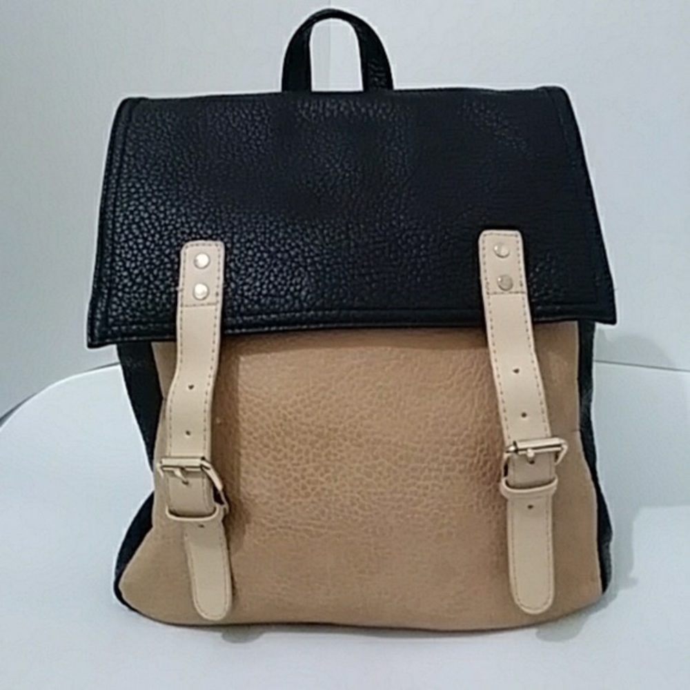 Urban Outfitters colorblock faux leather backpack